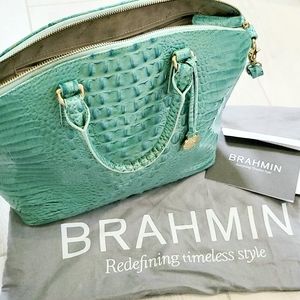 Braham leather domed satchel